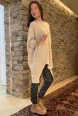 Paloma Oversized Grunge Knit Oatmeal